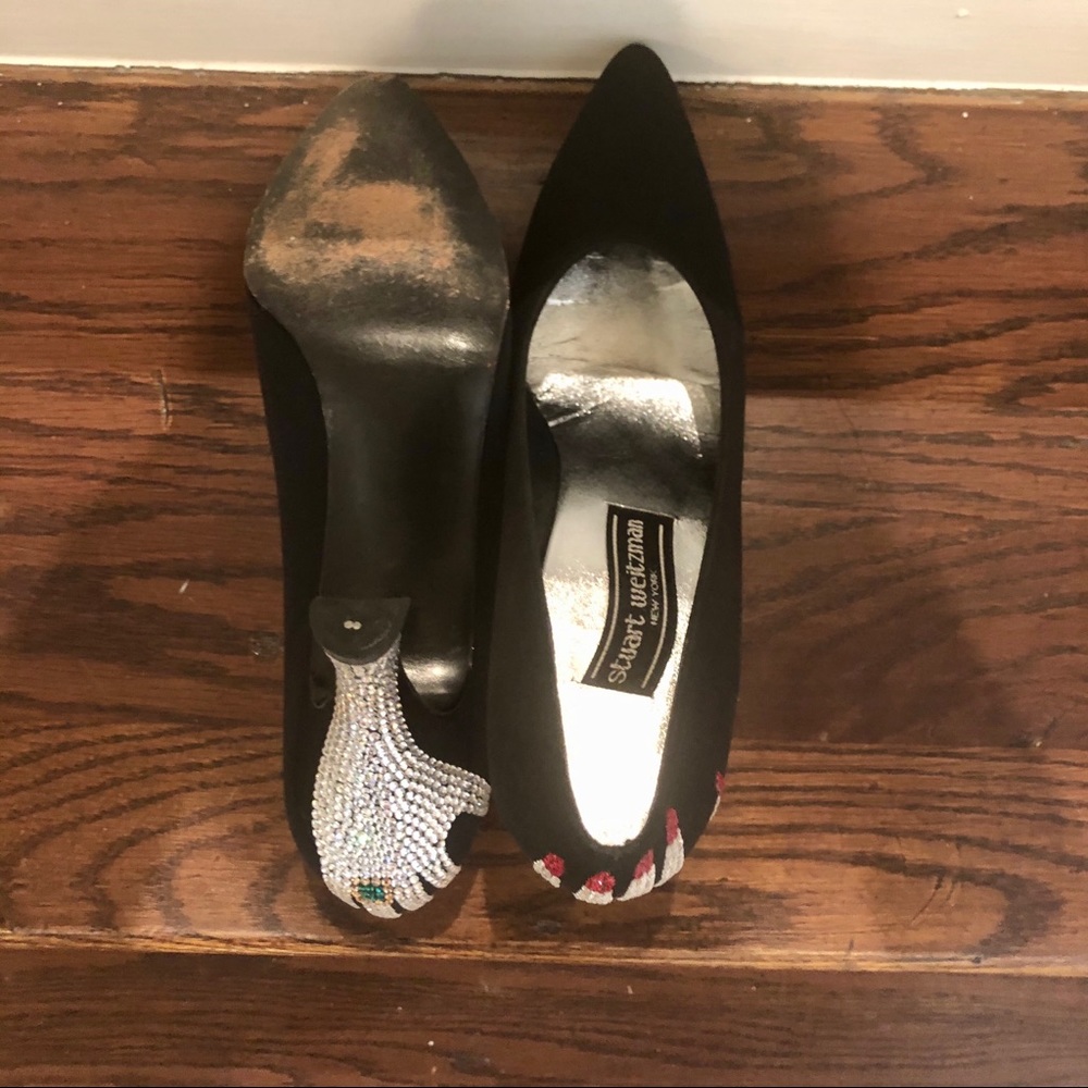 Stuart Weitzman black statement pumps - Picture 4 of 4